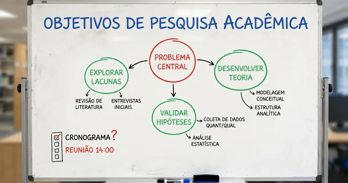 Objetivo Geral e Específico no TCC: Diferença e Exemplos